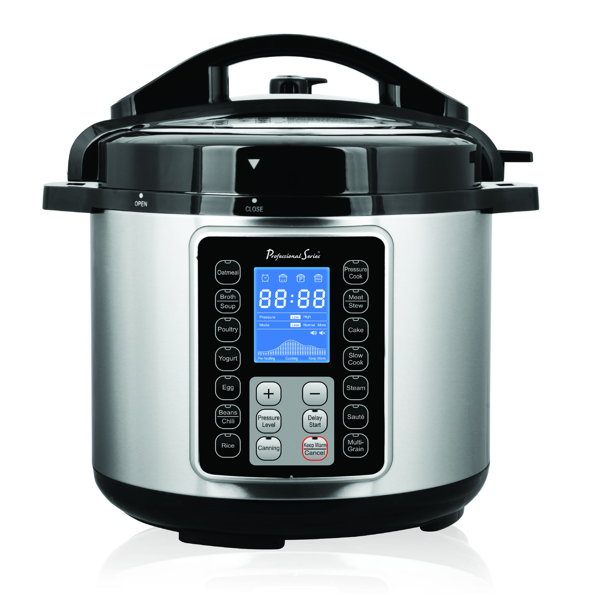 8 Qt. Pressure Cooker Stainless Steel (PS-PR338)