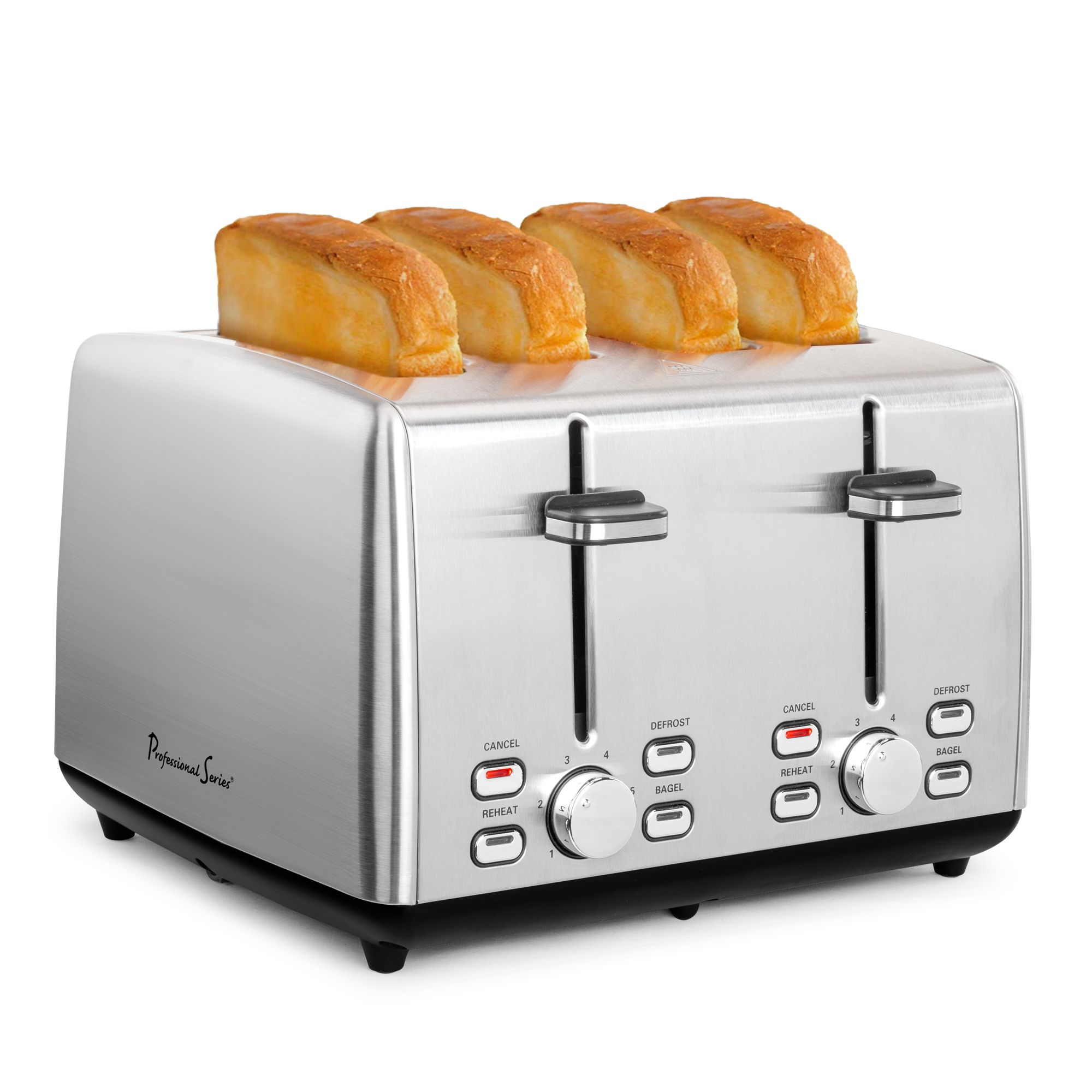  Toaster 4 Slice Best Rated Prime, NOVETE Retro Style  Brushed Stainless Steel Toaster, 1.5'' Extra-Wide Slot, 7 Shade Settings,  Defrost/Reheat/Cancel Functions, Compact Bread Toaster for Breads/Bageles   Review Analysis