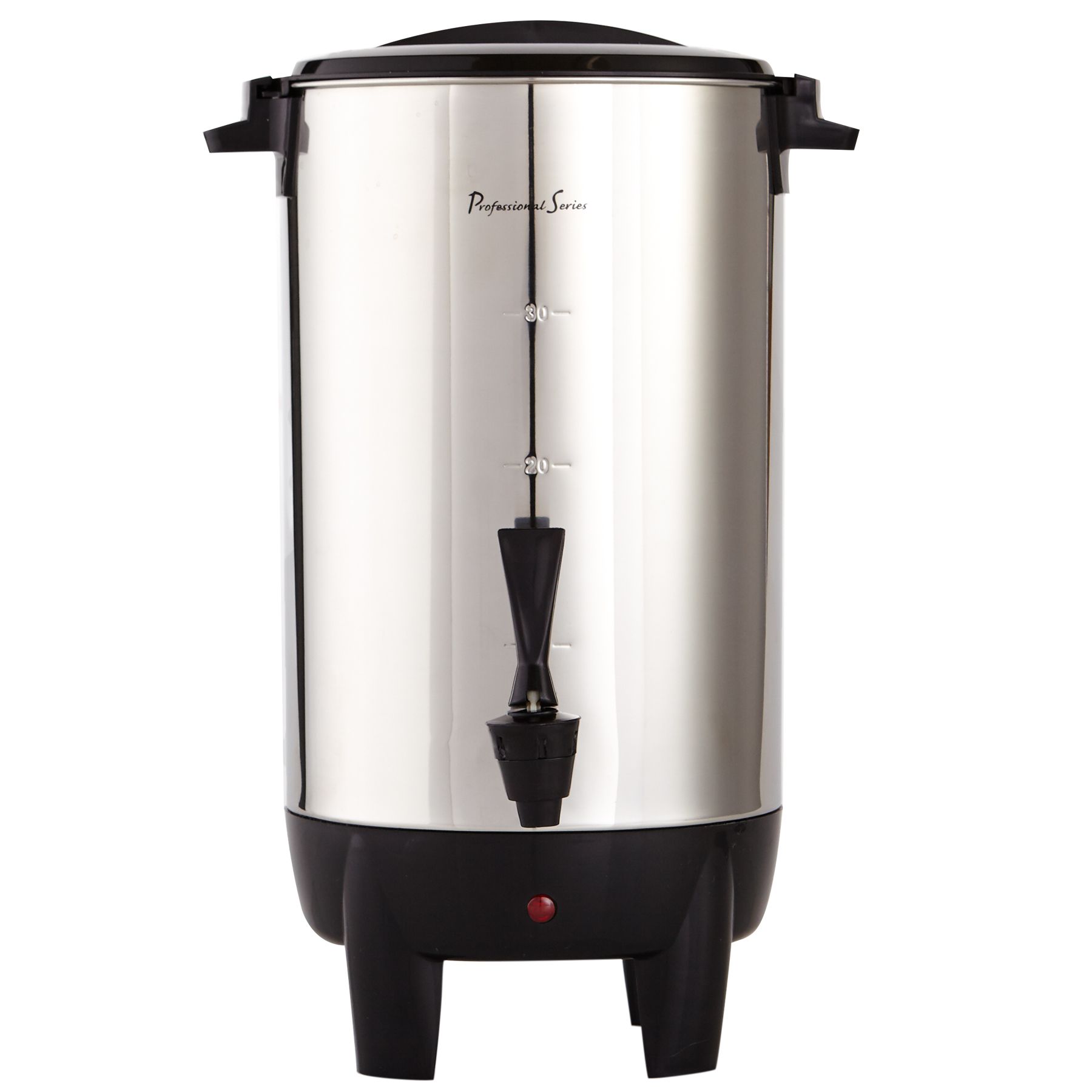 Coffee Urn, 30-Cup, Stainless Steel