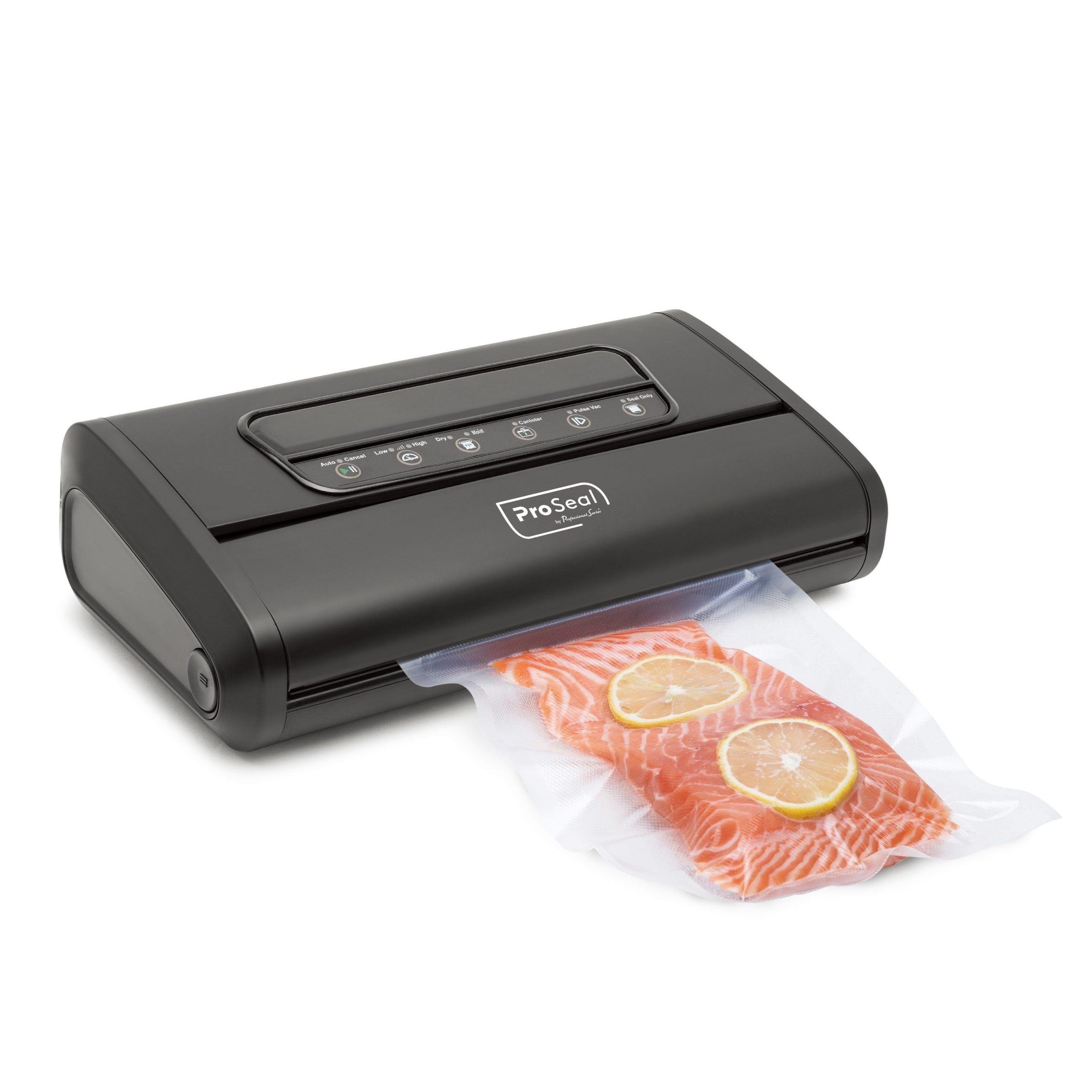 YONGSTYLE Vacuum Sealer Machine - Includes 1 Roll of Vacuum Sealer Bags,  All-in-One Vacuum Sealer Machine for Sous Vide, Freezer Storage, and More,  Designed in St. Louis, Onyx Black